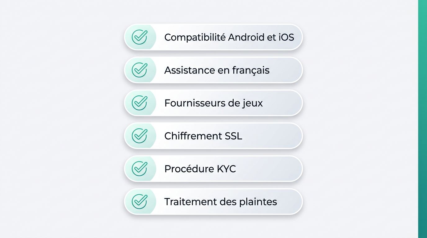 Critères de fiabilité d’un casino mobile